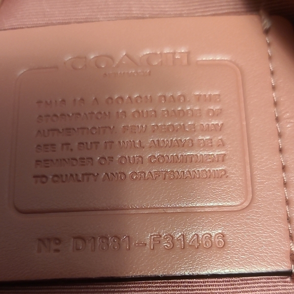 Coach Pink Leather Satchel - Picture 2 of 5